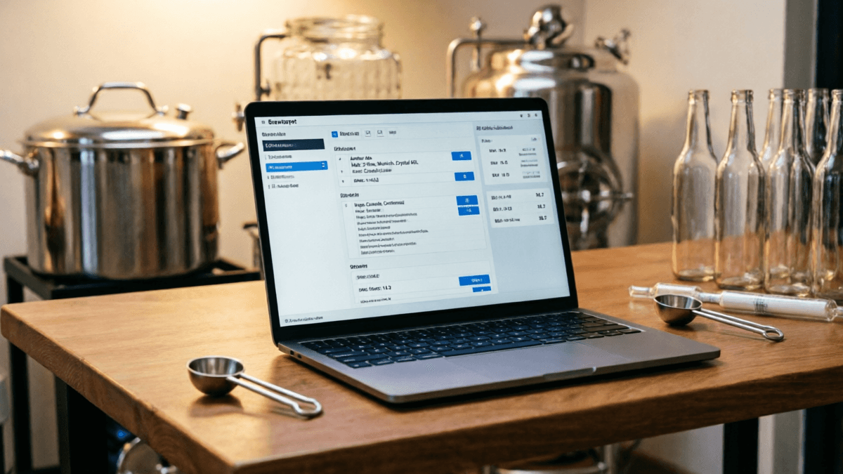Brewtarget homebrew software interface preview